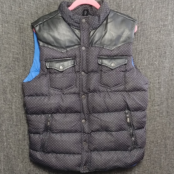 Decibel Polka Dot Puffer Vest - Picture 1 of 8